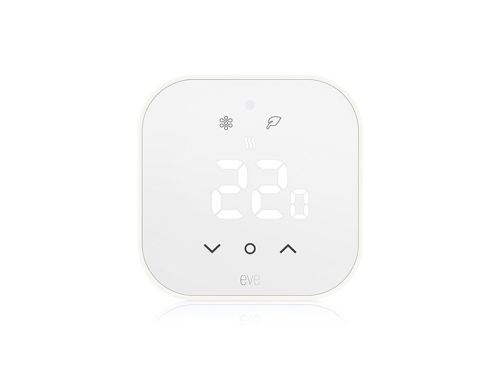 EVE Raumthermostat - Smartes Thermostat für Fußbodenheizungen, elektronisch, Intelligente Heizungssteuerung, Präzise Einzelraumsteuerung