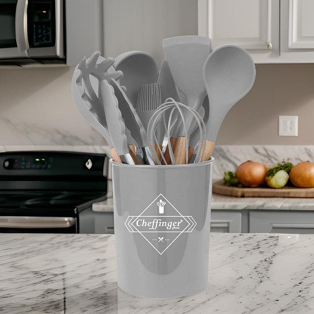 Rungassi Küchenorganizer-Set Küchenhelfer Küchenutensilien Set mit Ständer günstig online kaufen