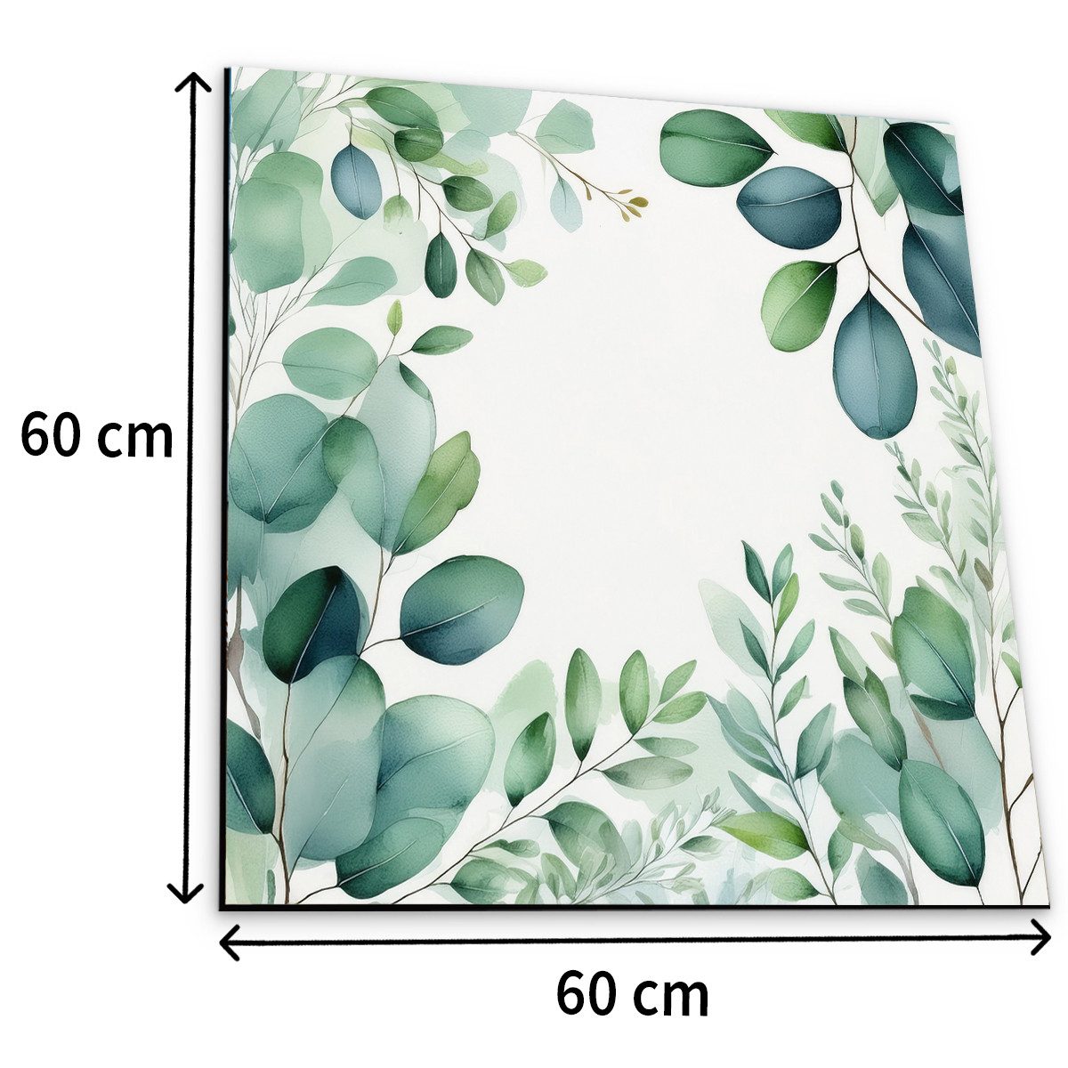 Tabletop Antirutschmatte Waschmaschinenauflage Blätter Textil-Finish waschbar, 1-St., Rutschfeste Gummi Unterlage als Trockner Waschmaschinen-Abdeckung