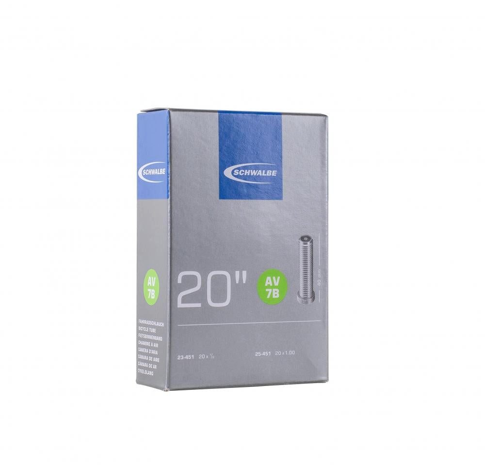 Fahrradschlauch Schwalbe Schlauch AV7B 20" 23/25-451 AV 40mm - Standard Fahrradschlauc