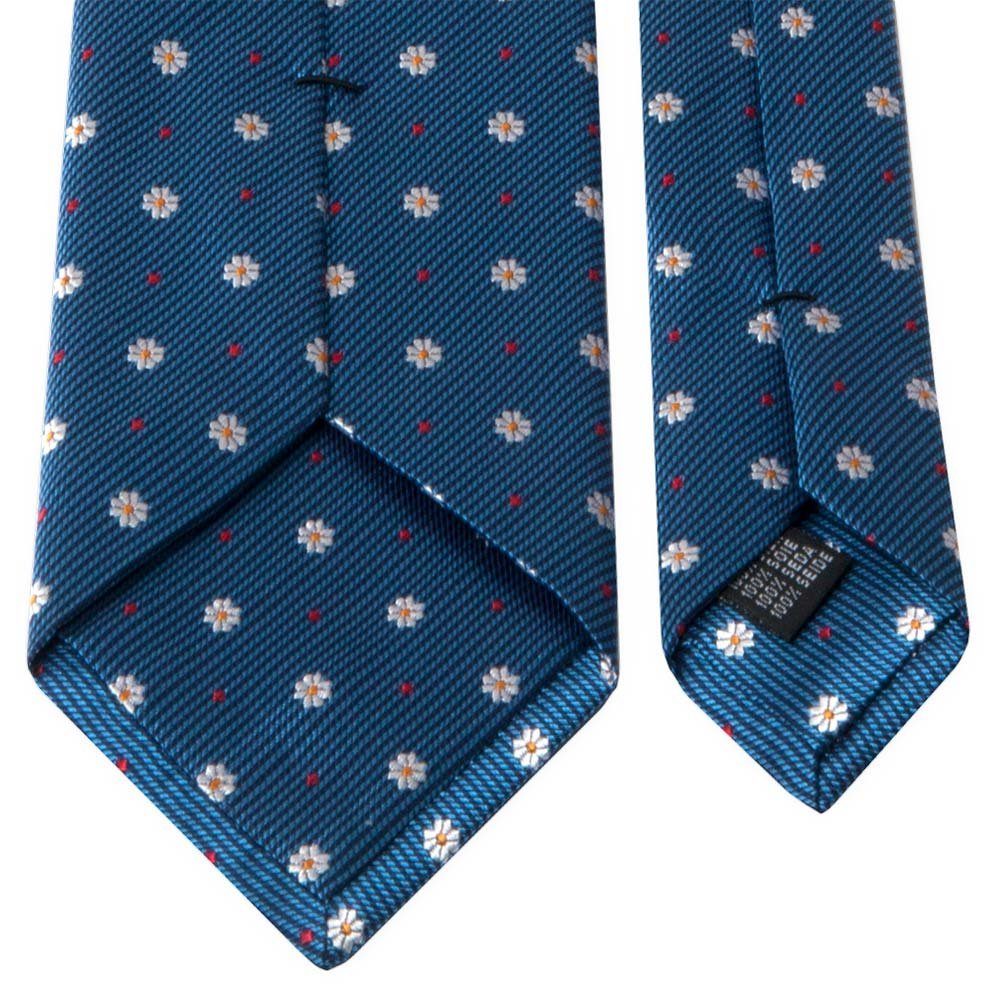 BGENTS Krawatte Seiden-Jacquard Krawatte mit Blüten-Muster Breit (8cm)