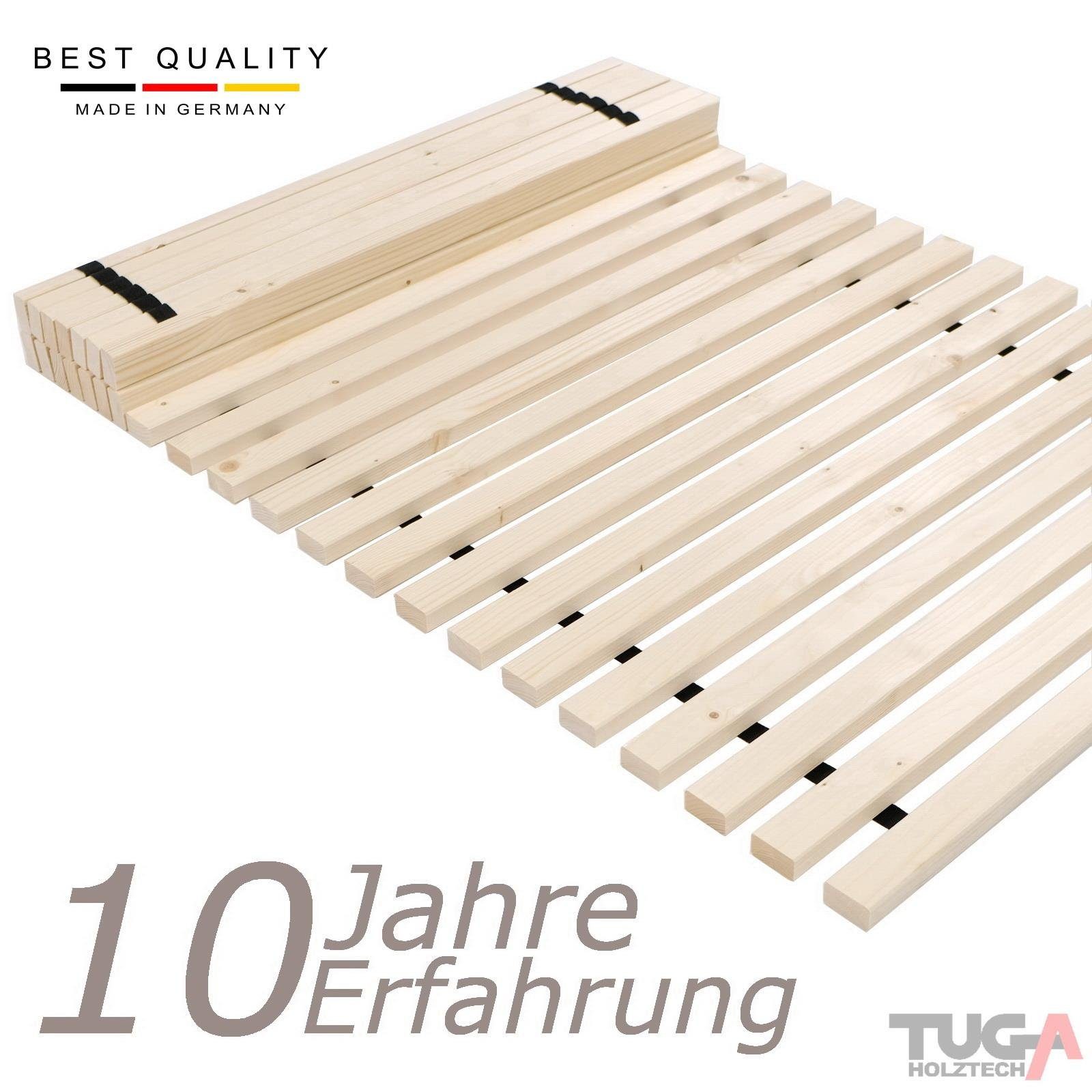 Rollrost Lattenrost Rolllattenrost 24mm 160 x 190 cm Flächenlast 300kg Bettrost, TUGA-Holztech, 70cm 80cm 90cm 100cm 120cm 140cm 160cm 180cm 200cm Lg190 200 210 220cm