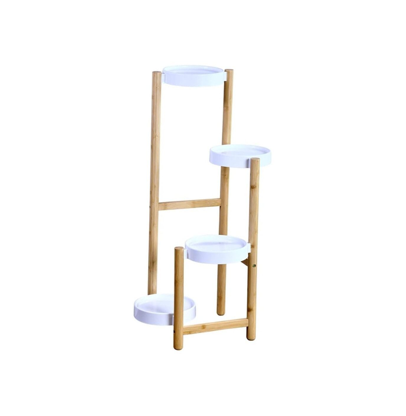 KESPER® Blumenständer Blumenständer, Maße: B: 48 x H: 78 x T: 42cm, Farbe: natur/weiß (1 St)