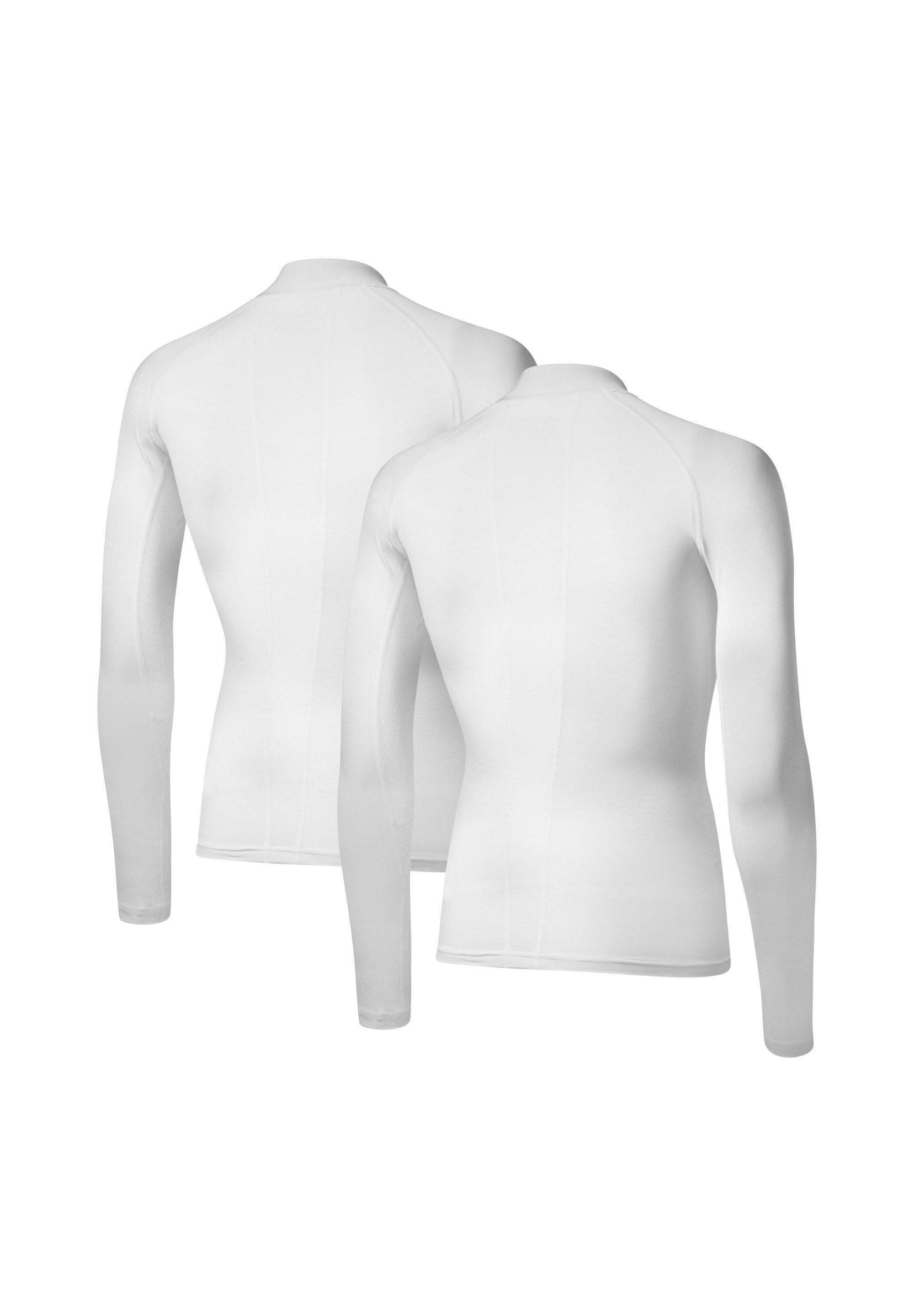 DANISH ENDURANCE Langarmshirt Compression LS (2-St) Herren Kompressions-Langarm, Atmungsaktiv & Schnelltrocknend