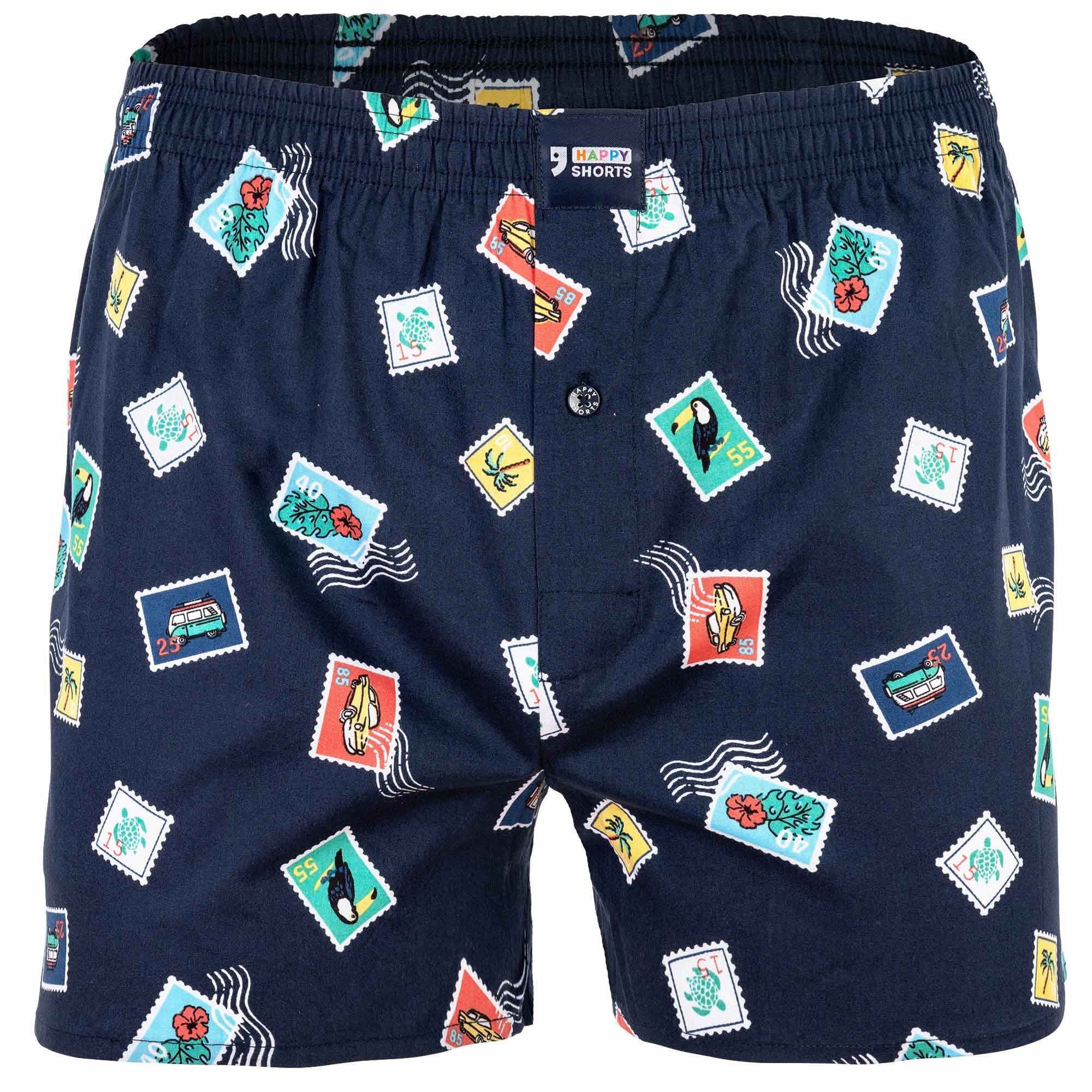 Boxershorts Herren Web-Boxershorts 1er Pack Baumwolle
