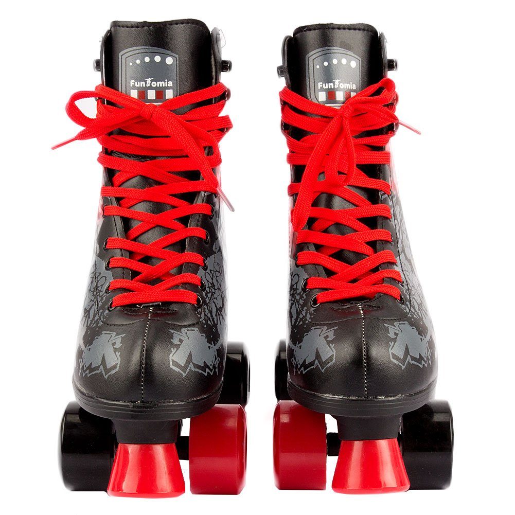 FunTomia Rollschuhe Rollschuhe/Discoroller Größen 30-42 Rollerskates Retro Disco