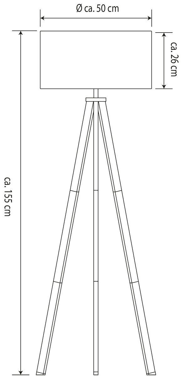 MeLiTec LED Stehlampe ST44-1, LED wechselbar, günstig online kaufen