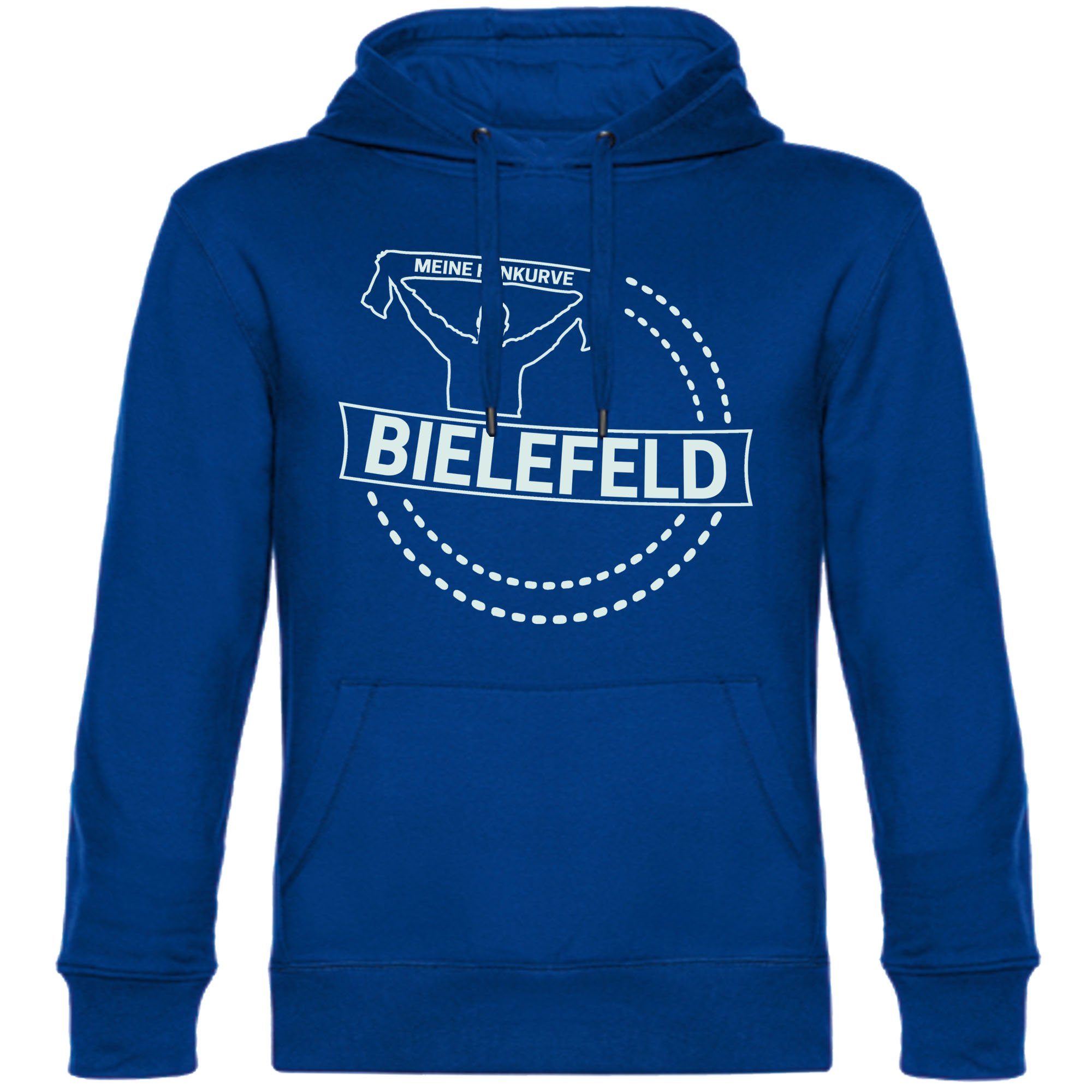 multifanshop Kapuzensweatshirt Bielefeld - Meine Fankurve - Hoodie
