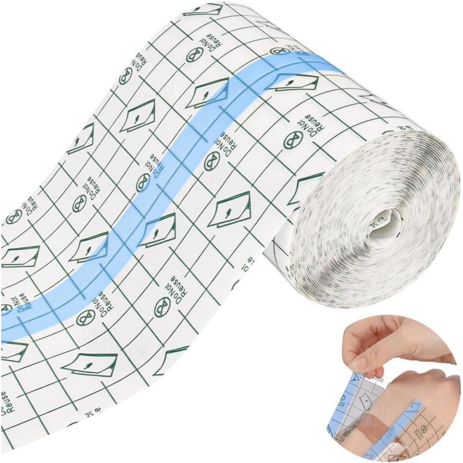 LuxusKollektion Bandagierunterlage Tattoofolie Pflaster Wasserdicht Transparent Heilung 10cm X 10m
