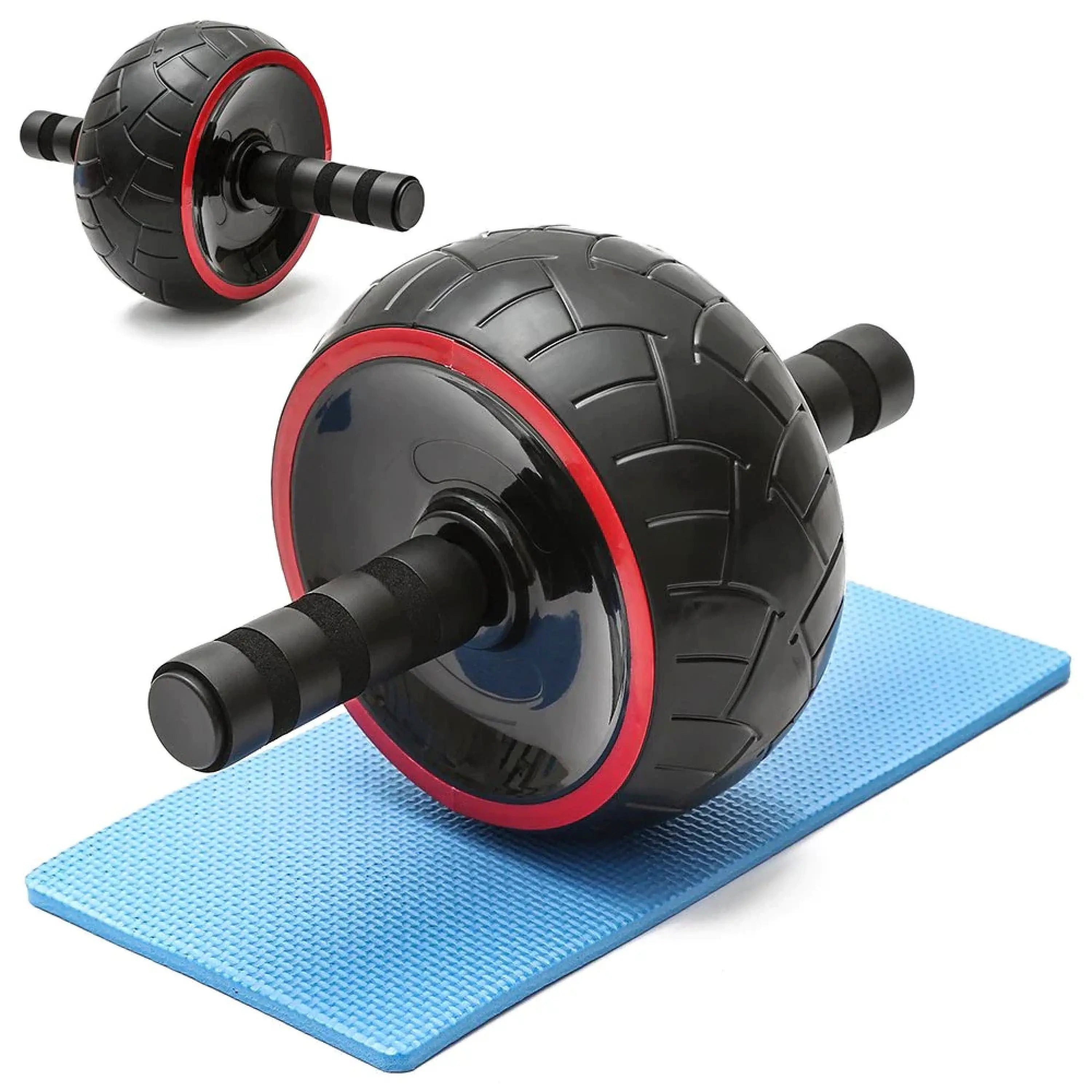 Sport-Knight® Bauchtrainer Bauchtrainer Rolle, inklusive Kniematte, hochwertig und rutschfest