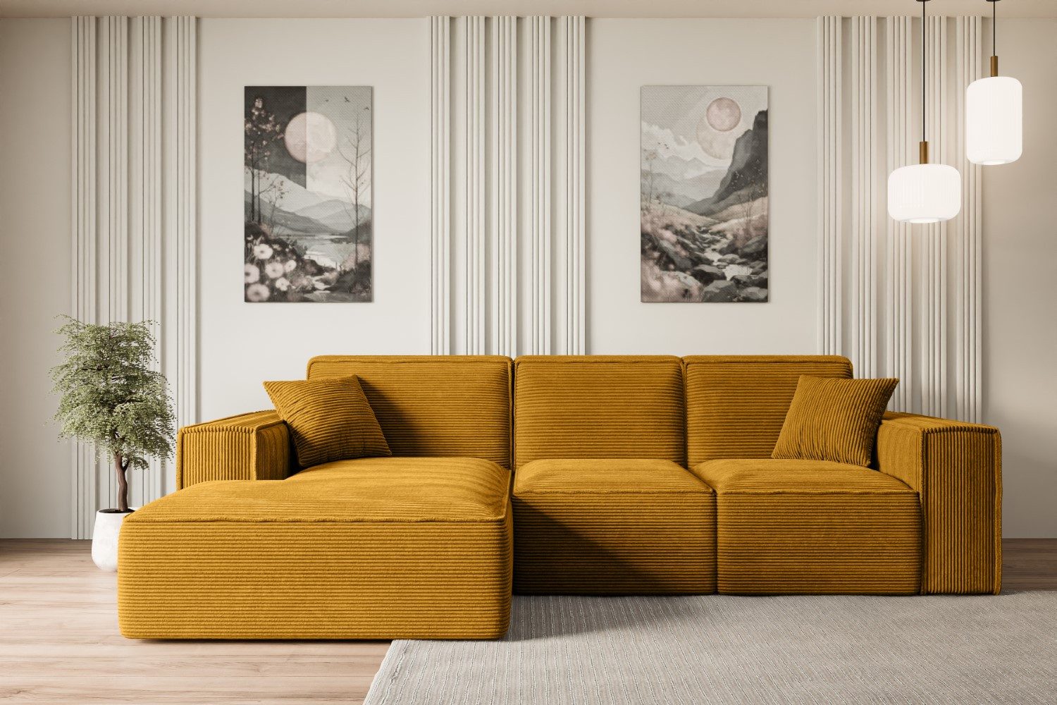 ALTDECOR Ecksofa SERRA-L-S, Couch mit Schlaffunktion, günstig online kaufen