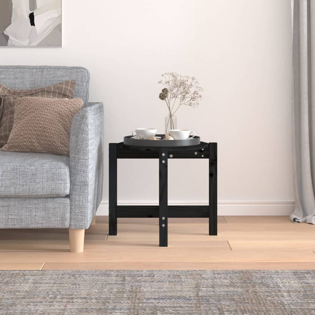 vidaXL Couchtisch Couchtisch Schwarz Ø 52,5x45 günstig online kaufen