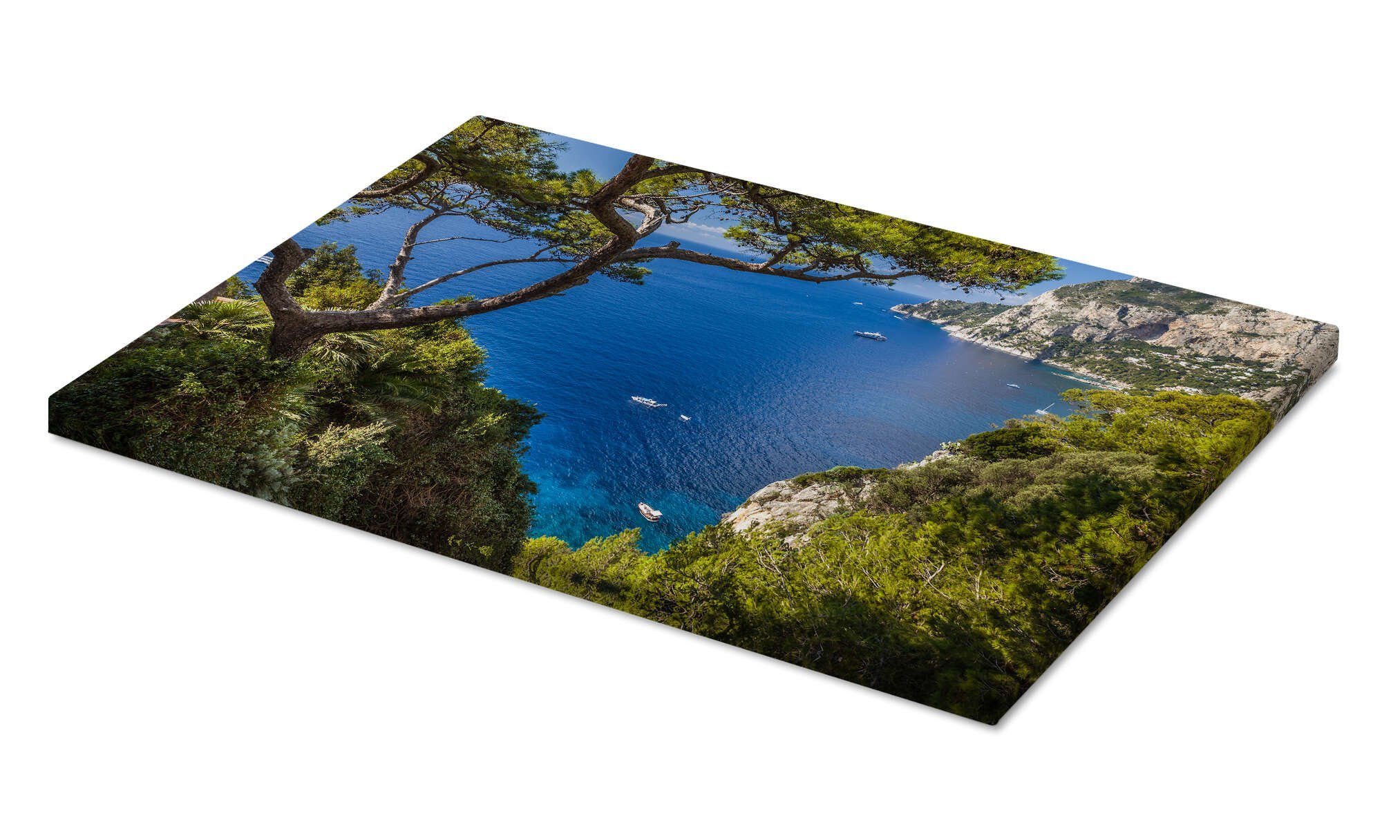 Posterlounge Wandbild Traumhafter Meerblick in Capri (Italien), Christian Müringer, erhältlich als Poster, Leinwandbild, Wandsticker oder Acrylglasbild