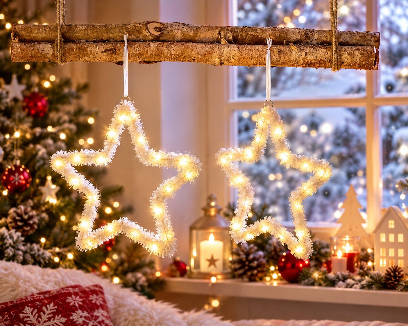 Weihnachtsdekoration für Fenster » Weihnachtsdeko für Fenster