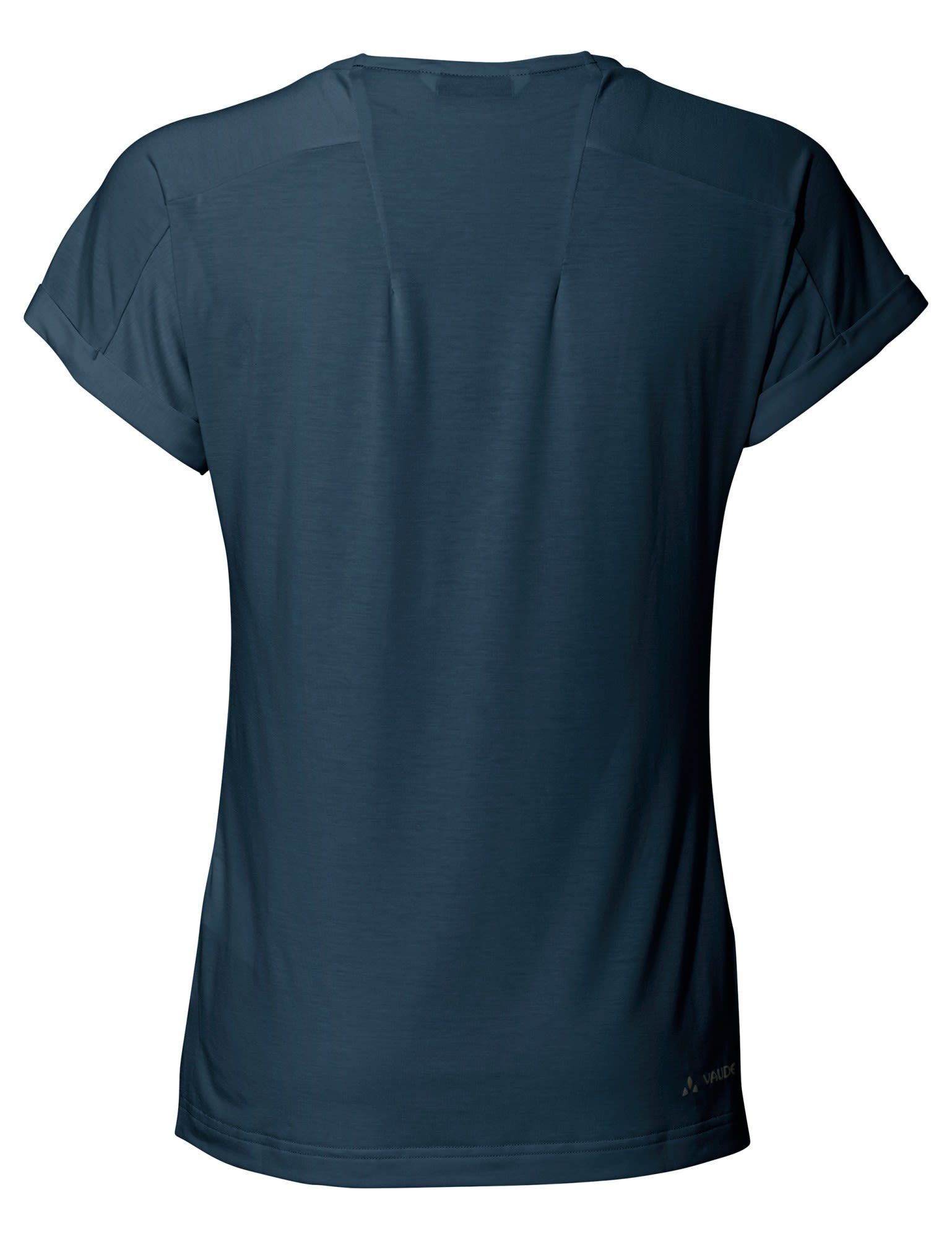 Damen Vaude Kurzarm-Shirt Dark Womens T-Shirt Sea 2 Cyclist VAUDE T-shirt