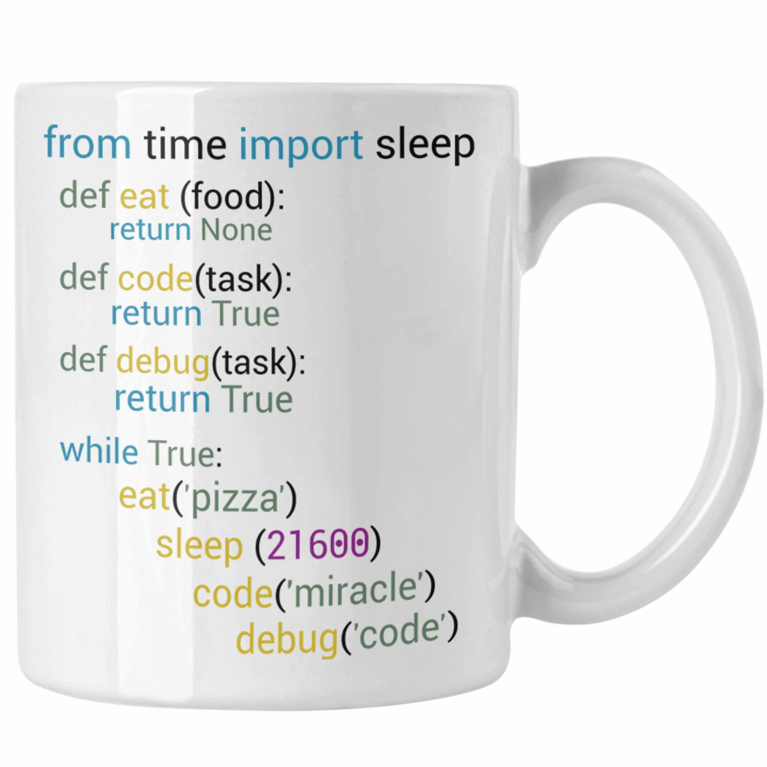Trendation Tasse Coder Tasse Geschenk für Programmierer Softwareentwickler Nerds Gesch Weiss | Teetassen
