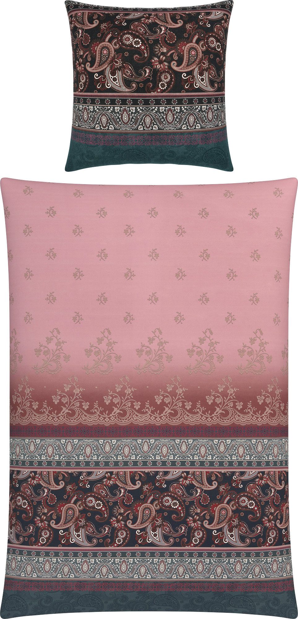 Erwin Müller Bettwäsche Bettwäsche, Mako-Satin, Paisley günstig online kaufen