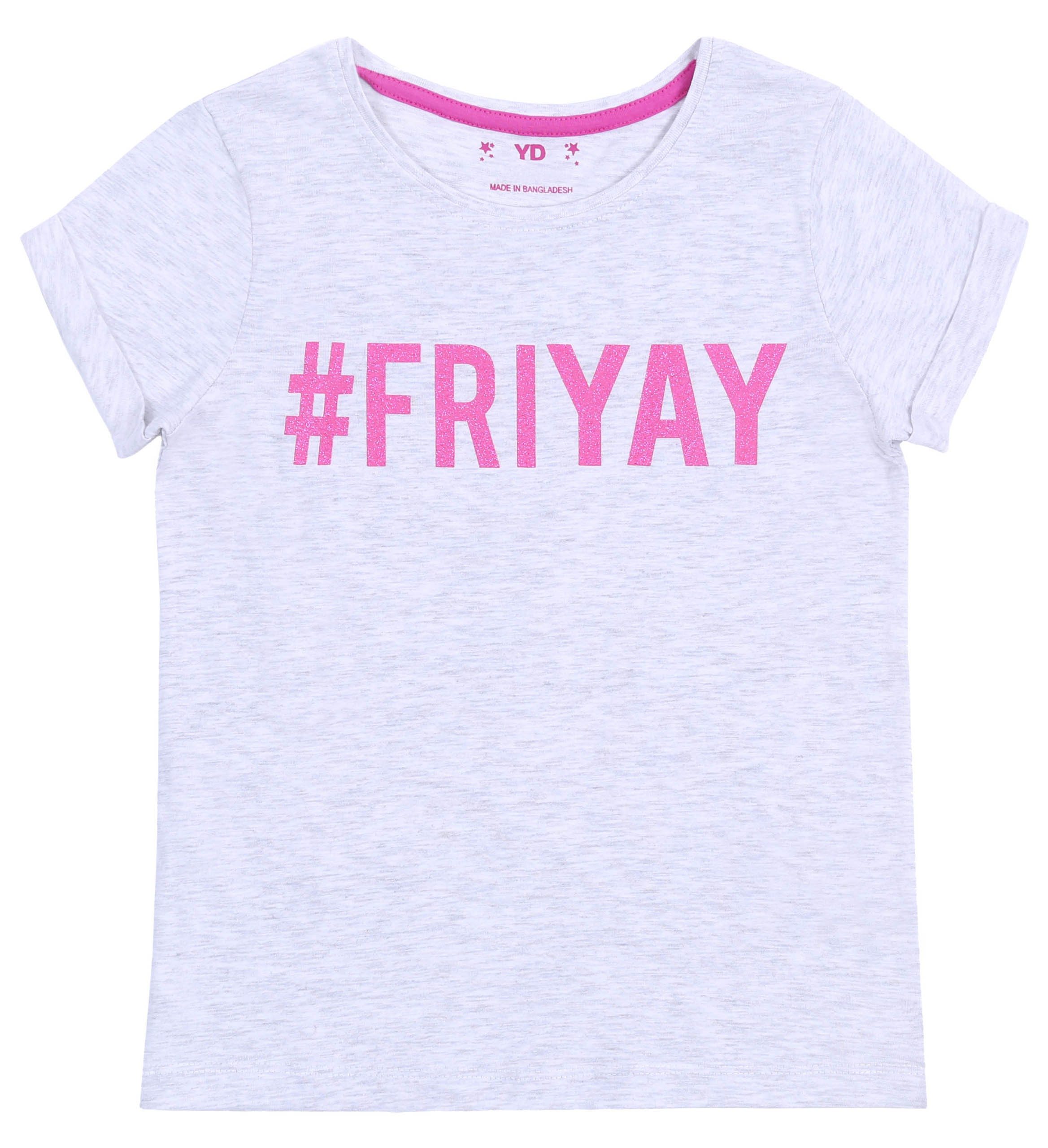 Kurzarmbluse Graues T-Shirt FRIYAY PRIMARK 12-13 Jahre