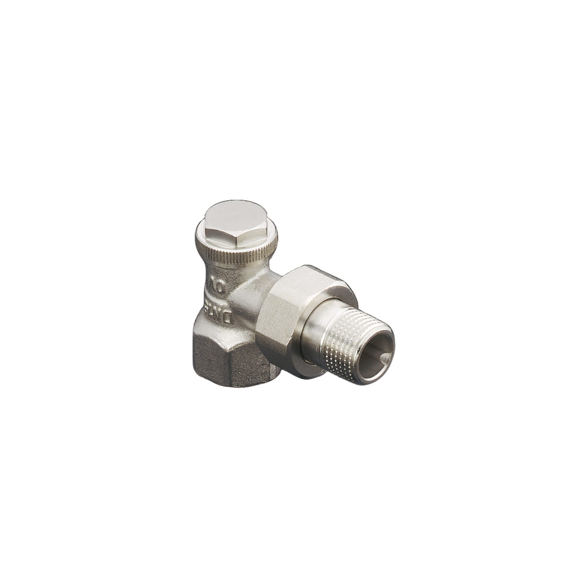 Oventrop Thermostatventil Oventrop Heizkörper-Verschr. Combi 3 DN 20, Eck, Messing vernickelt