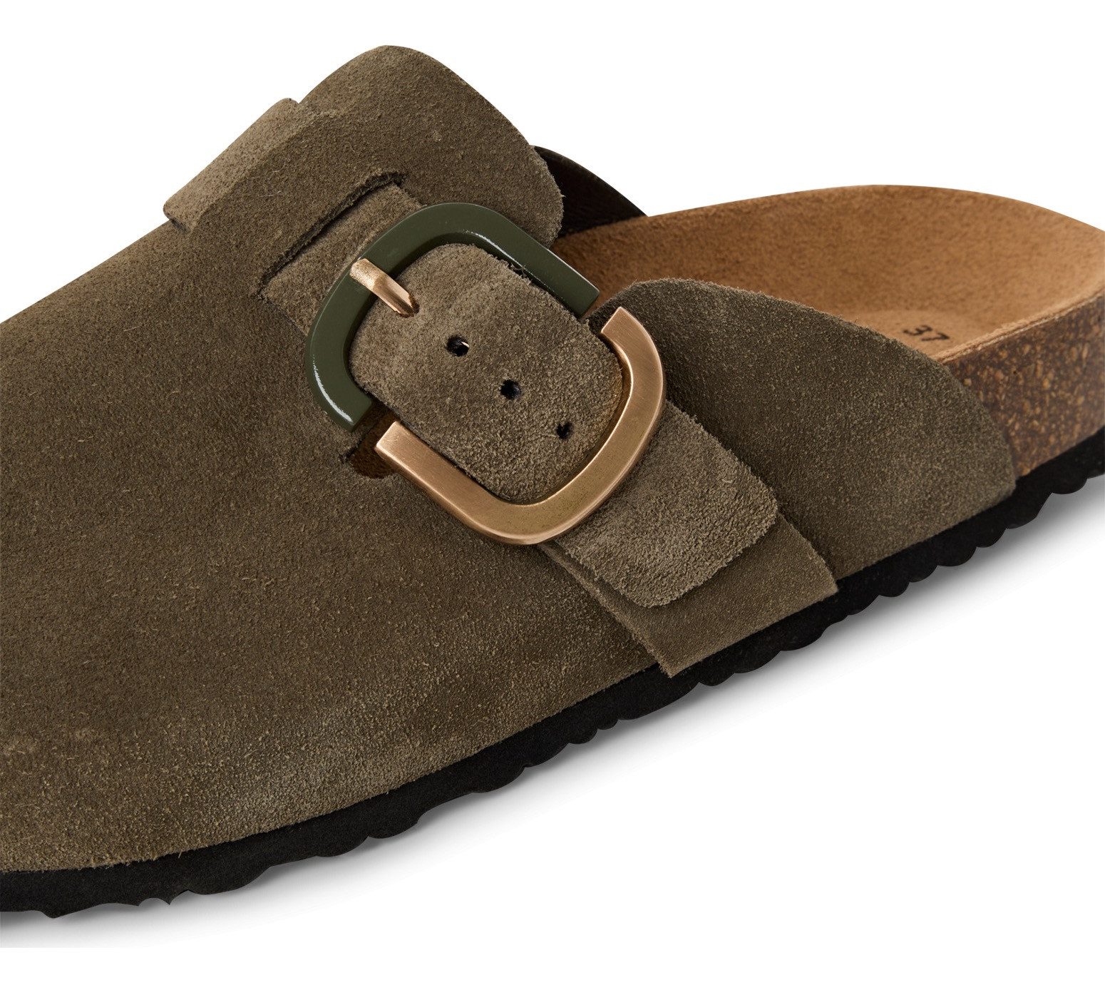 Tamaris Clog, Hausschuh, Schupfschuh, Bequemschuh mit verstellbarer Schnall günstig online kaufen