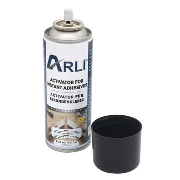 ARLI Montagekleber 3x Aktivator für Sekundenkleber Superkleber Aktivatorspray, (3x 200ml, 3-tlg), Spray Cyanacrylat