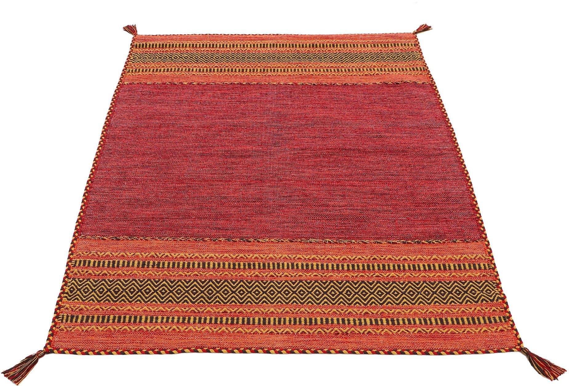 carpetfine Teppich Kelim Azizi, rechteckig, Höhe: günstig online kaufen