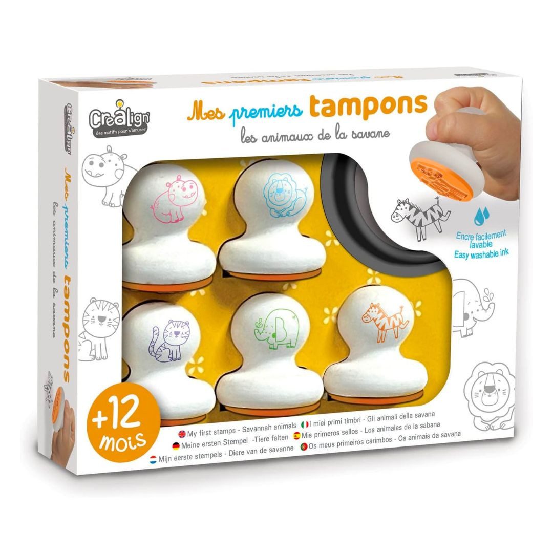 suebidou Stempel Meine ersten Stempel „Tiere der Savanne“