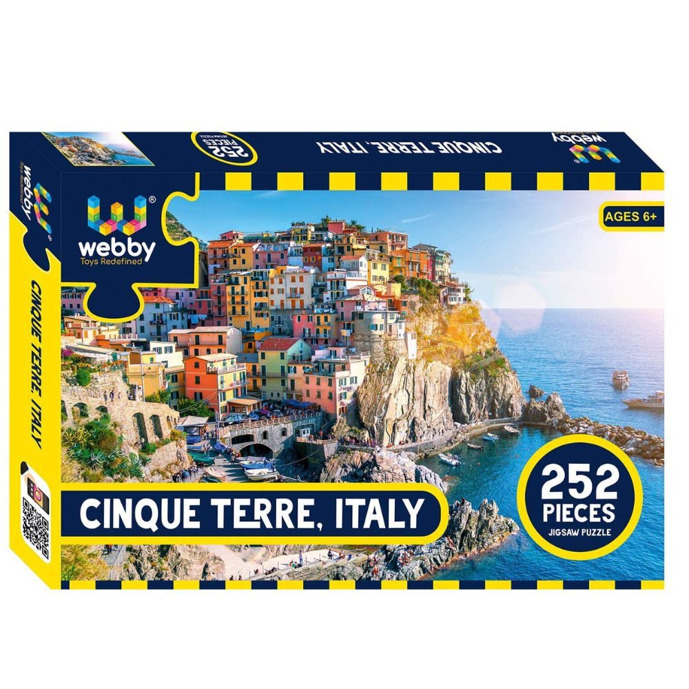 Webby Toys Puzzle 252-teiliges Puzzle-Set – Lernspiel für Kinder & Familie ab 6 Jahren, 252 Puzzleteile, Mit A-B-Codierung für leichte Montage und schnelleres Zusammensetzen