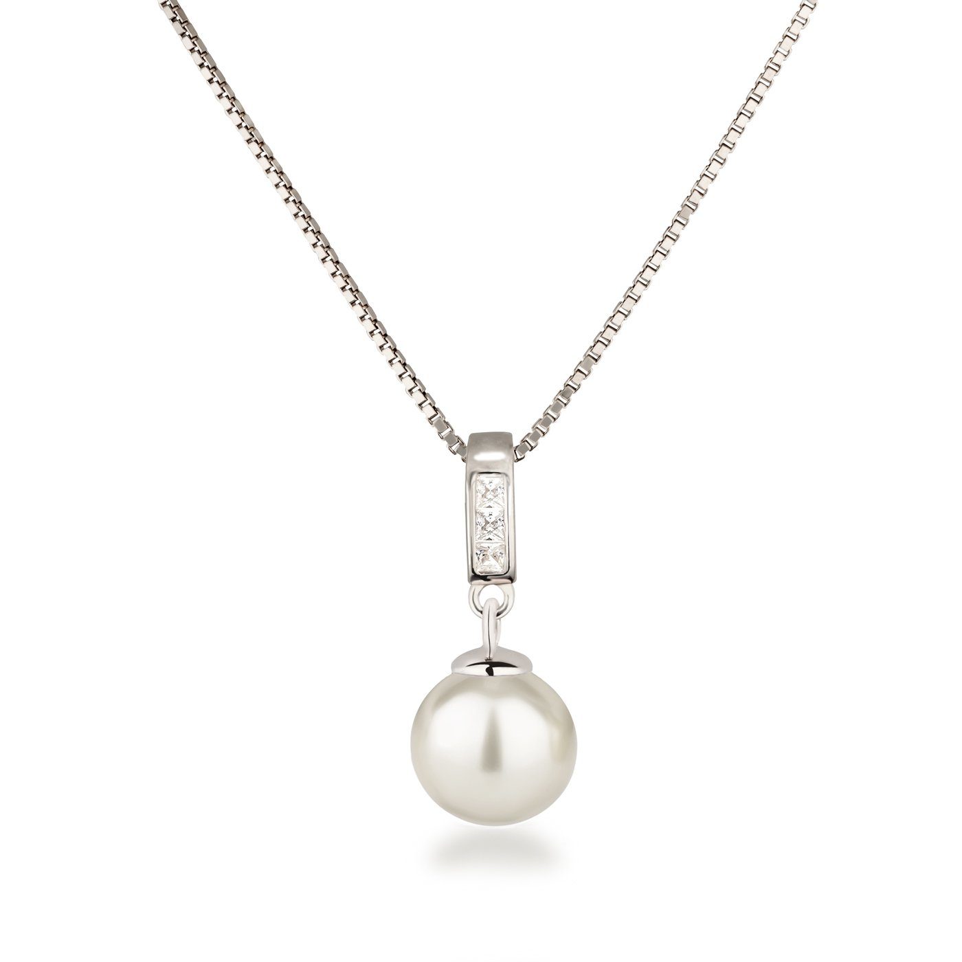 Schöner-SD Kette mit Anhänger Silberkette mit günstig online kaufen