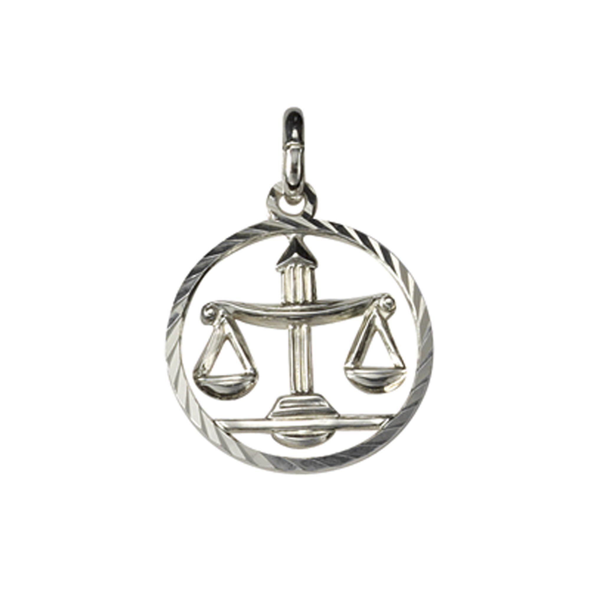 Vivance Kettenanhänger 925/- Sterling Silber Sternzeichen Waage