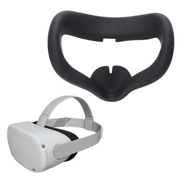 kwmobile VR Silikon Maske für Meta Quest 2 Face Mask Face Mask VR-Mask Virtual-Reality-Headset (VR-Brillen-Maske Cover gegen Schweiß und Verschmutzung)