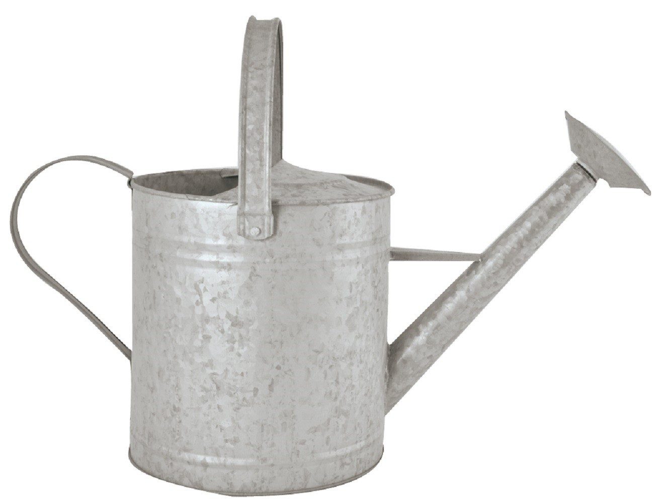 esschert design Gießkanne Wunderschöne 6,5 Liter Gießkanne aus Galvanisch verzinktem Carbonstahl