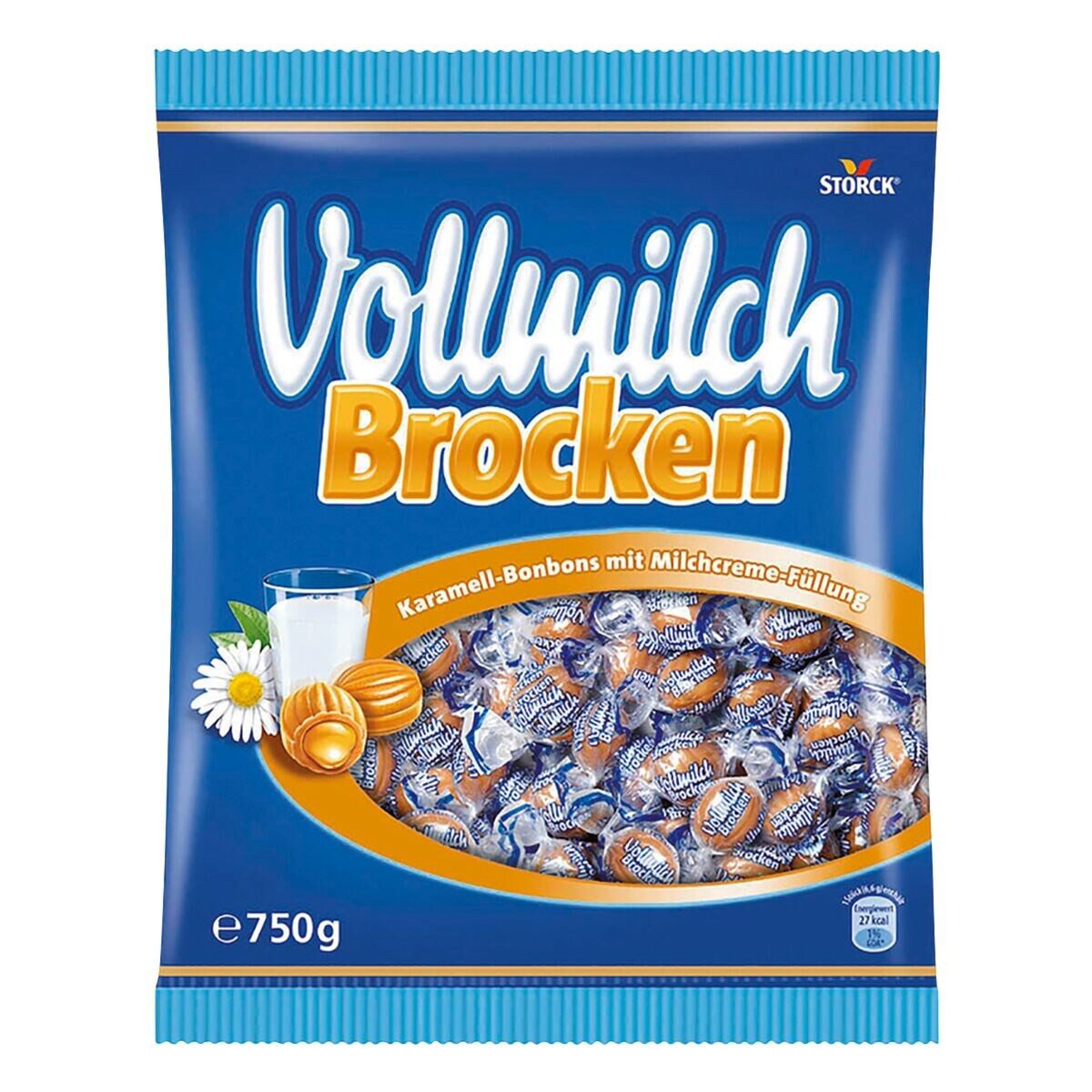 STORCK Süßigkeit Vollmilch Brocken, Karamell Bonbons, 750 g