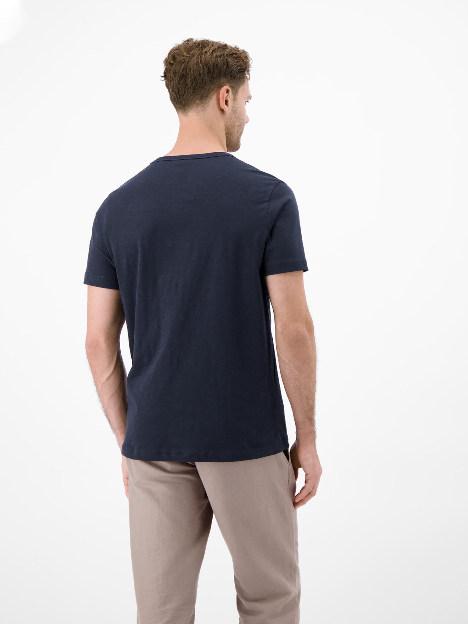 LERROS Kurzarmshirt mit Serafino-Kragen günstig online kaufen