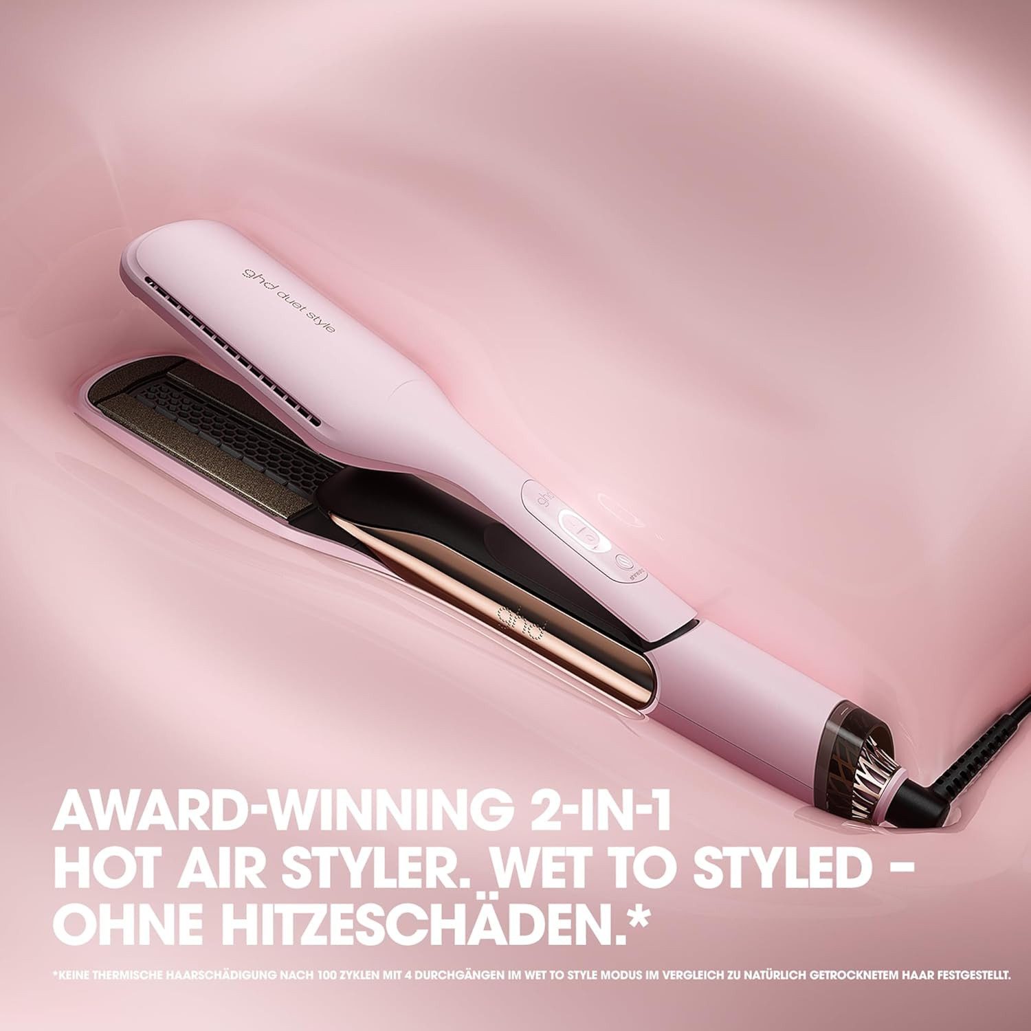GHD Glätteisen Duet Style Nass zu Gestylt, ohne Hitzeschäden, Frizz-freies Harr, mehr Glanz