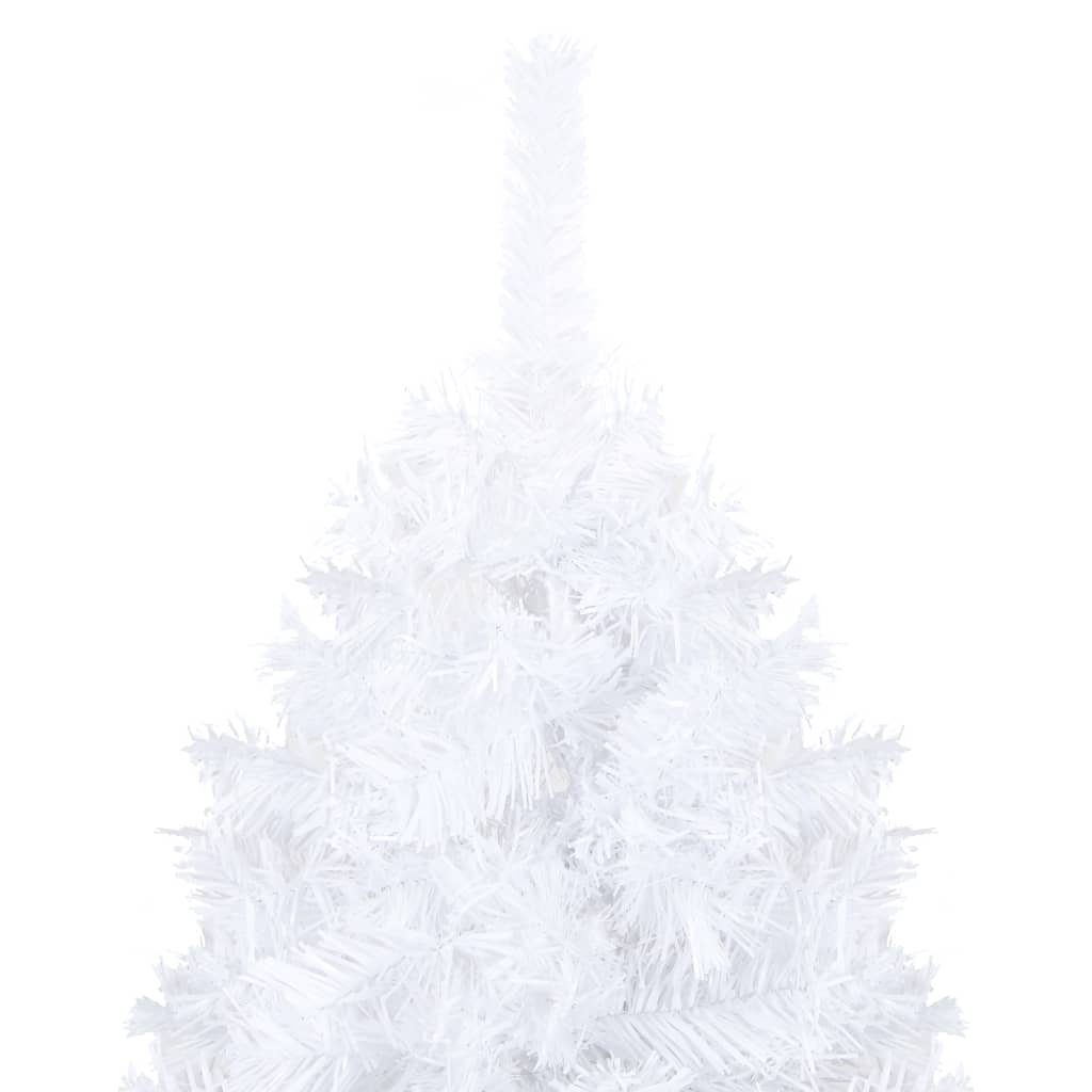 mit Dicken cm Weiß Zweigen 150 Weihnachtsbaum Künstlicher PVC furnicato