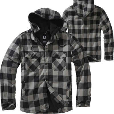 Brandit Outdoorjacke Brandit Lumber Check Shirt Hooded