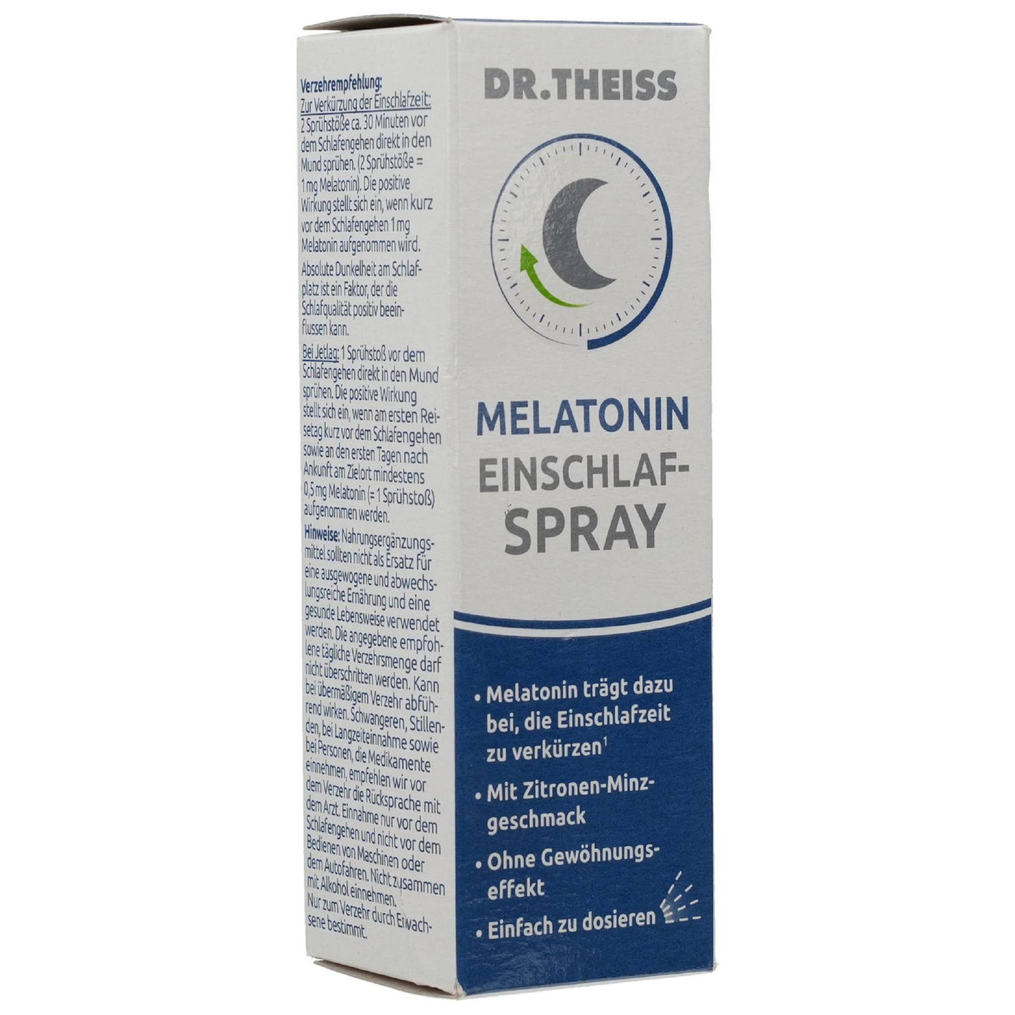 Dr. Theiss Naturwaren Mundspray Melatonin Einschlaf-Spray NEM 30ml PZN 16764550
