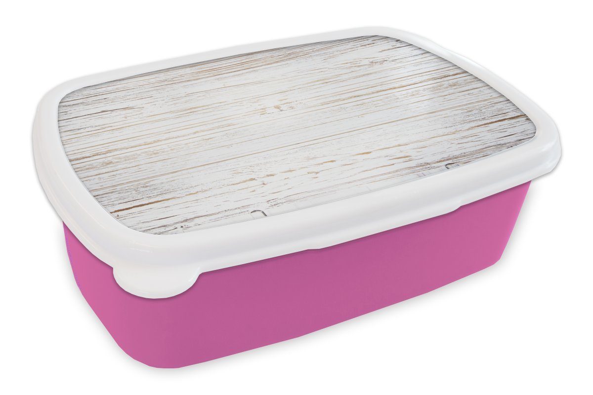 MuchoWow Lunchbox Aufbau von Whiteboards, Kunststoff, (2-tlg), Brotbox für Erwachsene, Brotdose Kinder, Snackbox, Mädchen, Kunststoff rosa
