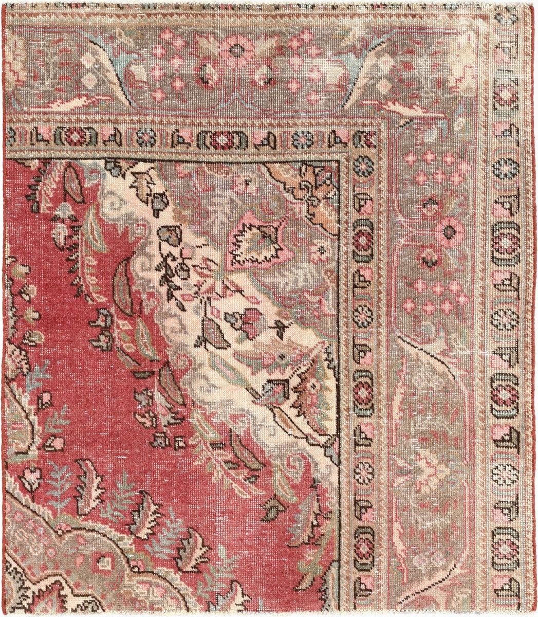 Carpet Avenue Teppich Vintage (Teppichausschnitt) 110x95, Quadrat, Höhe: 7 mm