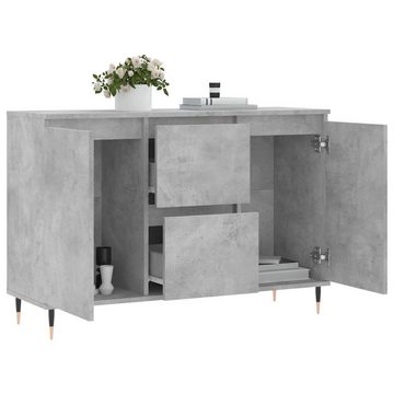 vidaXL Sideboard Sideboard Betongrau 104x35x70 cm Holzwerkstoff (1 St)