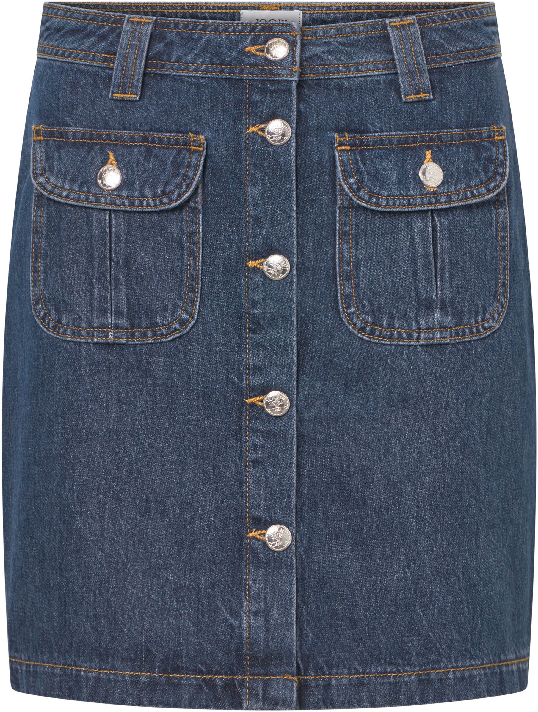 Joop Jeans Jeansrock Rosa mit aufgesetzten Taschen günstig online kaufen