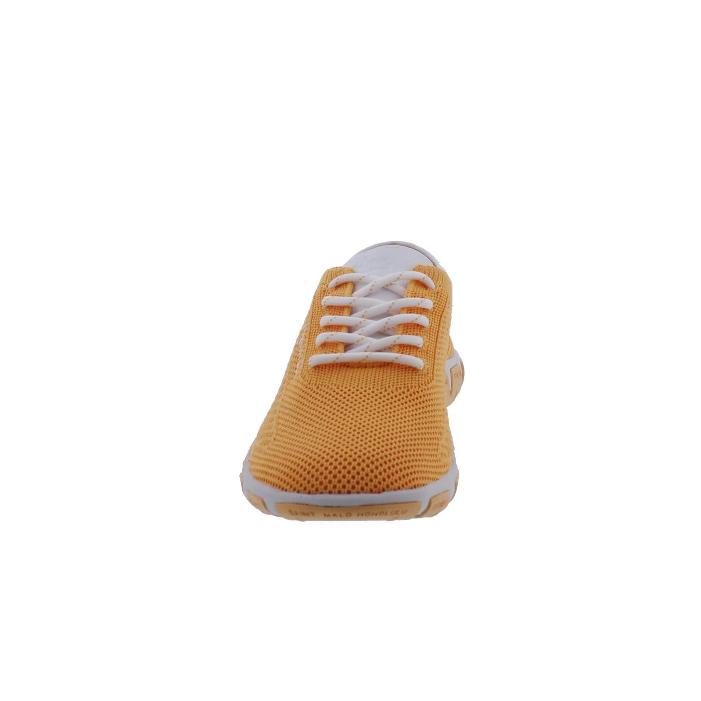 tbs TBS Jazaria Segelschuh, Flyknit Eco PET, Melon+Blanc, Wechselfußbett, Bootsschuh