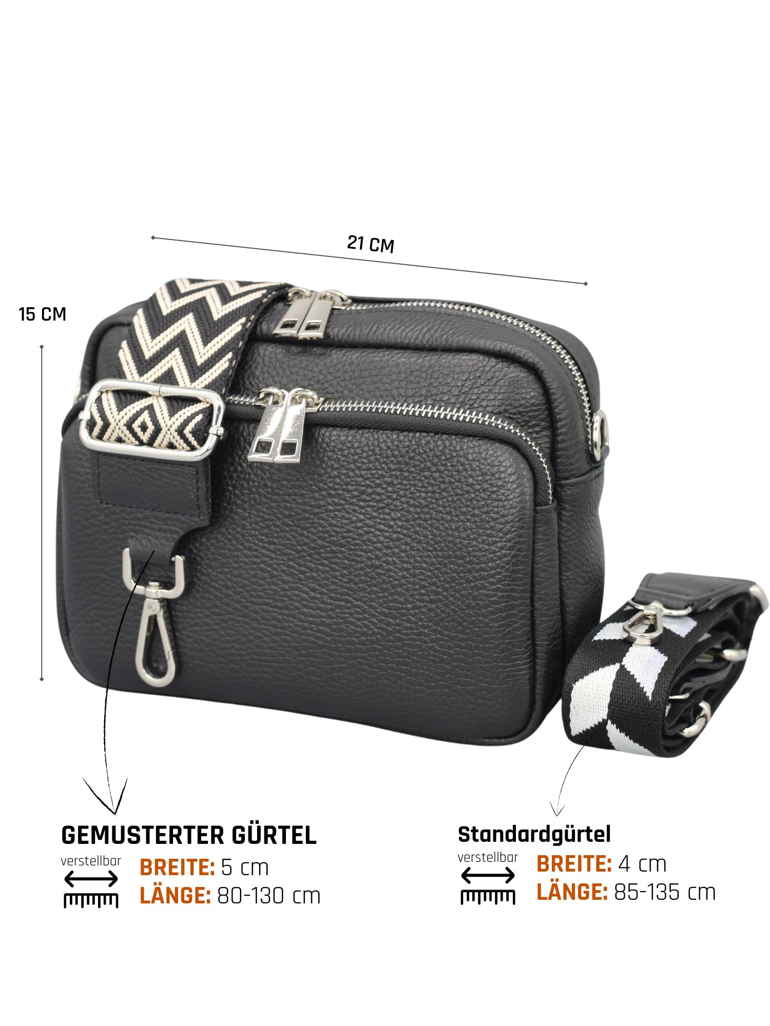 Adel Bags Schultertasche BELLA Umhängetasche für Damen, Schultertasche mit günstig online kaufen