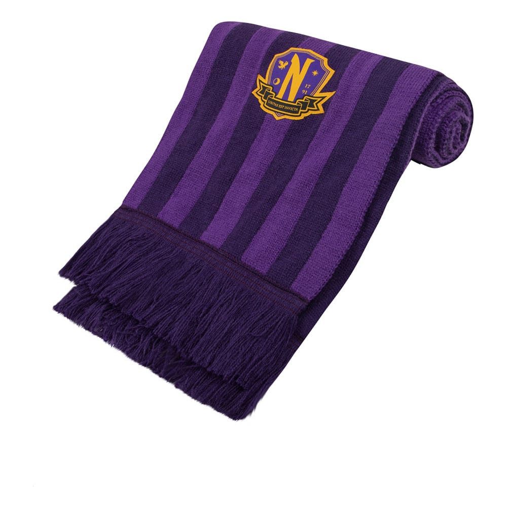 Modeschal Wednesday Schal Nevermore Academy Purple 190 cm