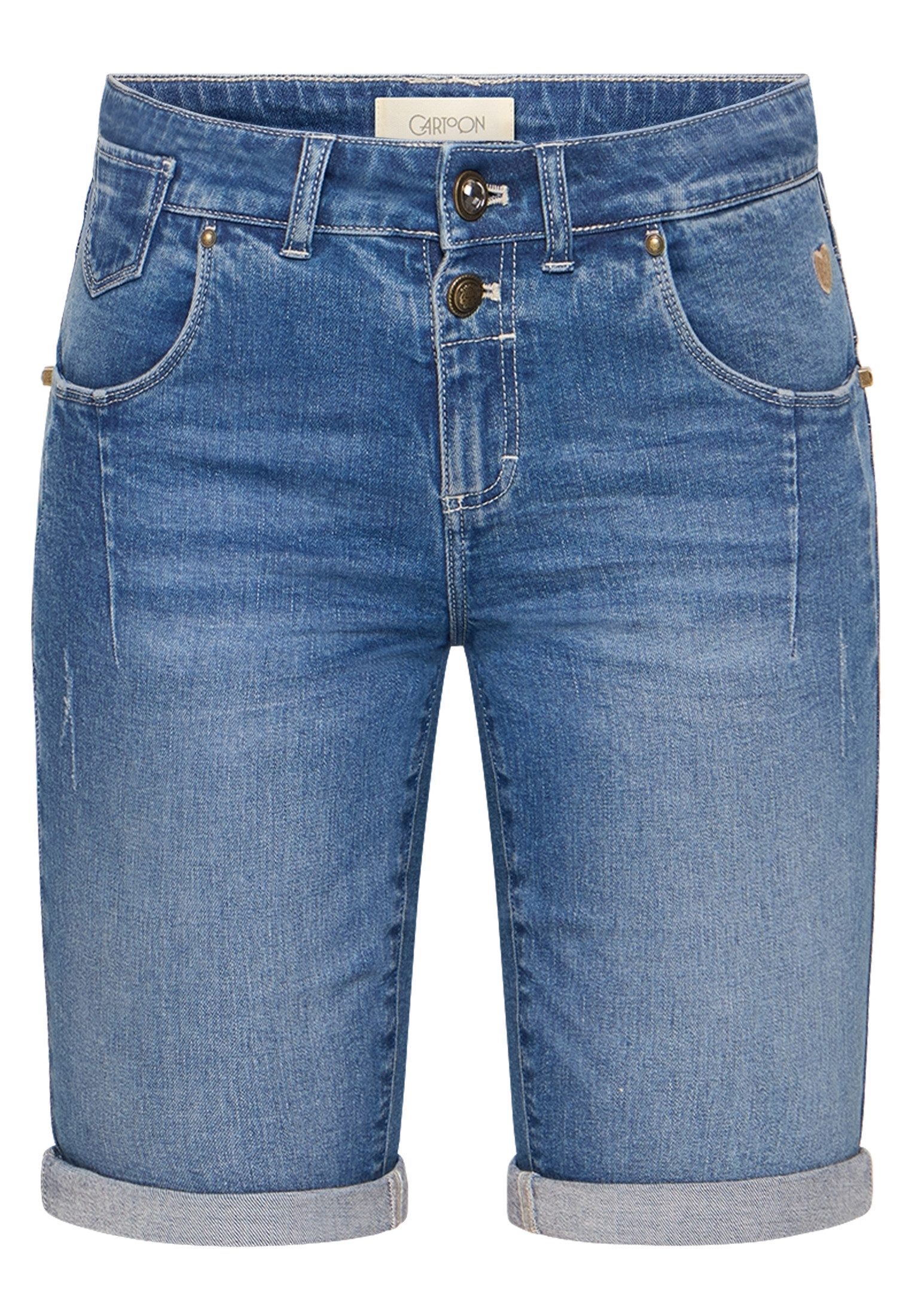 Shorts Damen mit Stickerei