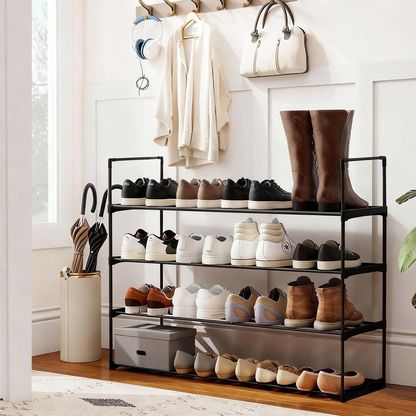 Sekey Schuhregal Schuhaufbewahrung Metall XXL Ständer Regale Extra Breit 92 günstig online kaufen