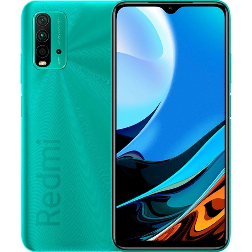 Xiaomi Redmi 9T 128 GB / 4 GB - Smartphone - ocean green Smartphone (6,5 Zoll, 48 MP Kamera)