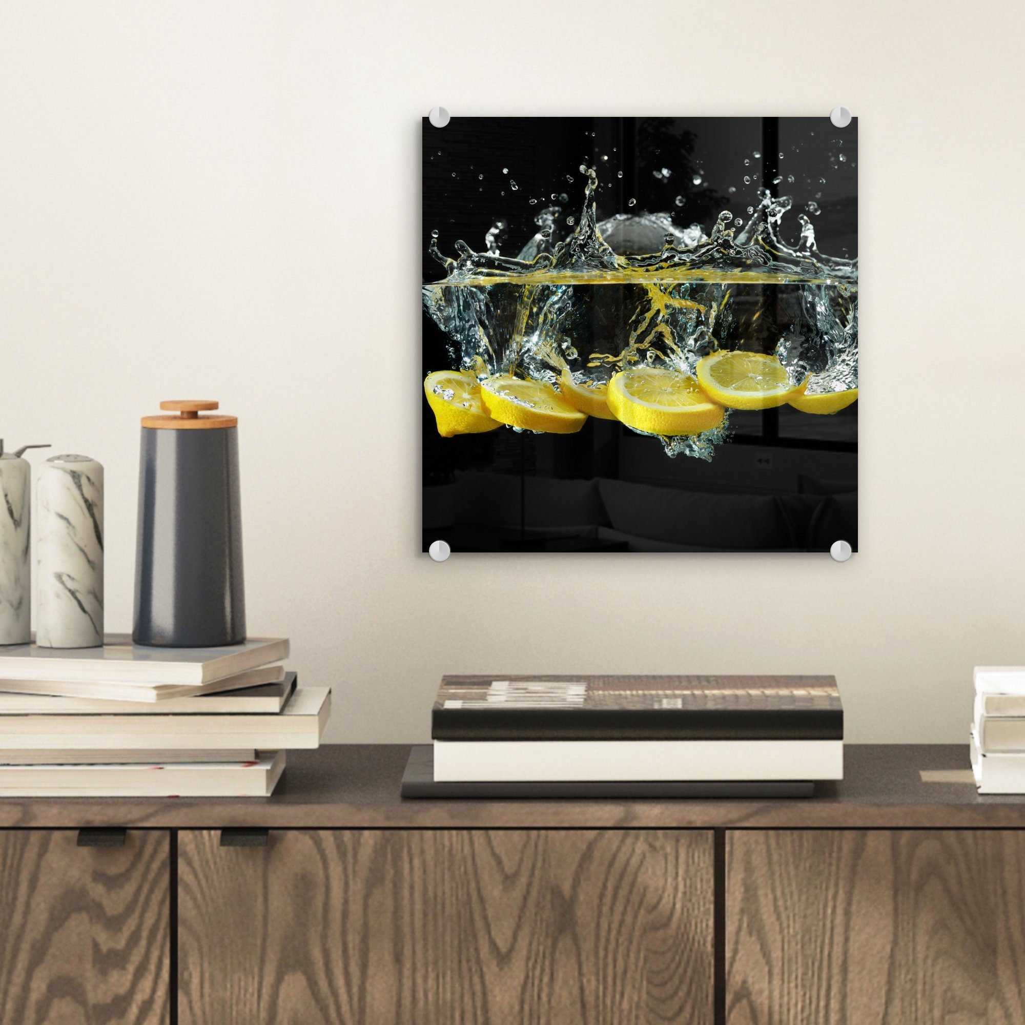 MuchoWow Acrylglasbild Zitrone - Frucht - günstig online kaufen