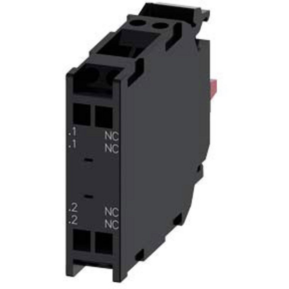 SIEMENS Lampenfassung Siemens 3SU1400-1AA10-3EA0 Kontaktmodul 2 Öffner 1 St., (3SU1400-1AA10-3EA0)